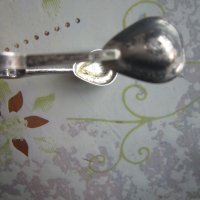 Уникална сребърна щипка за захар лед 19 век, снимка 7 - Колекции - 33938277
