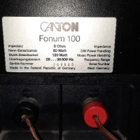 CANTON Fonum 100, снимка 1 - Тонколони - 41461125