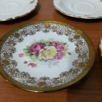 Немски порцелан чинии чинийки, снимка 5 - Антикварни и старинни предмети - 36084360