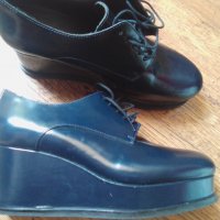 COS. Size 38 Шведски Кожени сини обувки, снимка 6 - Дамски ежедневни обувки - 33839038