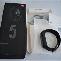 Фитнес смарт гривна Xiaomi Mi Band 5 – BLACK, снимка 1 - Смарт гривни - 42000996