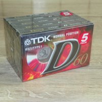 5бр. Аудио касети TDK D60, снимка 4 - Други - 41826240