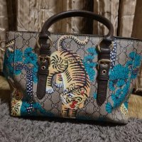 Gucci/Гучи естествена кожа, снимка 11 - Чанти - 35716628