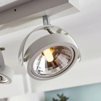 Прожектор Arcchio 'Lieven' (модерен) в бял алуминий за кухня (2 крушки, G9) - таванно осветление, та, снимка 6 - Лампиони - 42231709