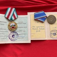 Медали 25 и 30 години БНА+документи, снимка 4 - Антикварни и старинни предмети - 44229300