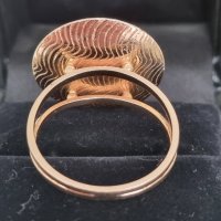 Златен пръстен 14к, 585 проба , снимка 4 - Пръстени - 44166024