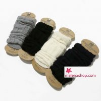 7 цвята италиански плетени 100% вълнени калци от глезени до колена вълнени гети вълнени калцуни, снимка 3 - Дамски чорапи - 21653366