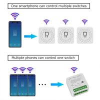 wifi smart switch безжичен ключ wireless control Tuya Smart life Alexa Alice Google home, снимка 2 - Други - 41227261