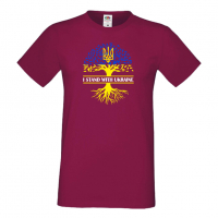 Мъжка тениска I STAND WITH UKRAINE, снимка 3 - Тениски - 36123794