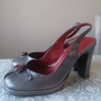 Дамски обувки сиви номер 38, снимка 7 - Дамски обувки на ток - 41058053