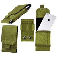 Тактически калъф за смартфон - военно зелен, снимка 5 - Екипировка - 41502512