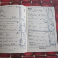 Немски стар документ паспорт на предците 3 Райх 2, снимка 6 - Колекции - 36098464