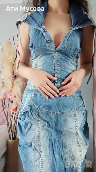 Дънкова рокля - Lucy., снимка 1