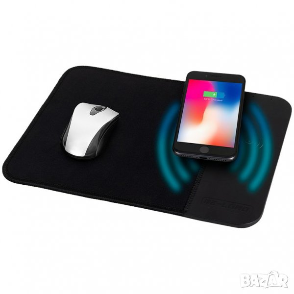 Подложка за мишка с безжично зареждане - Wireless Charging Mouse Pad, снимка 1