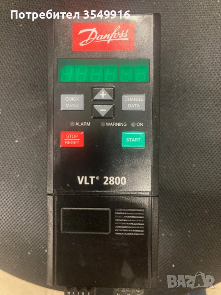 Честотен регулатор(инвертор) Danfoss 0,37кw 200V, снимка 1