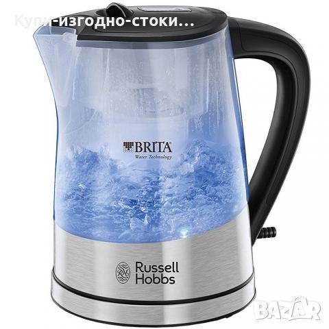 ЕЛЕКТРИЧЕСКА КАНА RUSSELL HOBBS BRITA PURITY KETTLE 1л вместимост, снимка 1