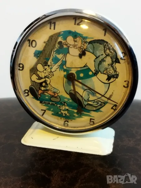 Стар механичен будилник, настолен часовник, снимка 1