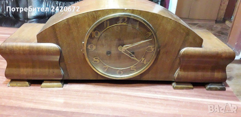 Антика ,Каминен часовник, снимка 1