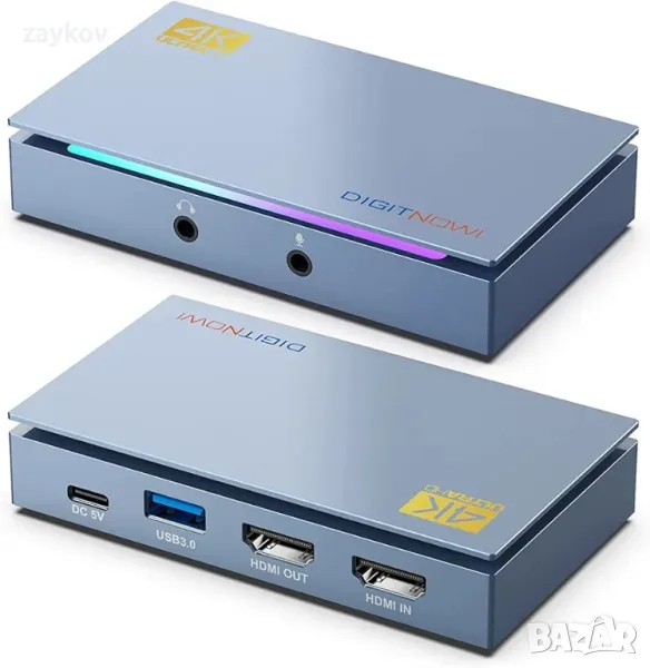 HDMI карта за заснемане, устройство за 4K видеозаснемане, снимка 1