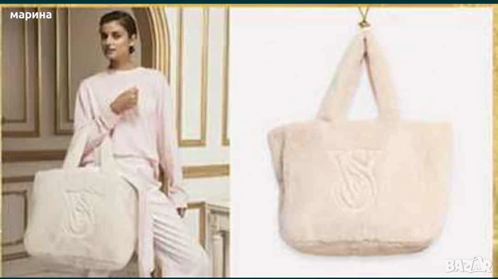 Victoria Secret пухена чанта , снимка 1