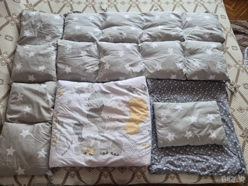 Спален комплект с обиколници за бебешко легло Lorelli (60/120) + 2 подаръкa, снимка 1