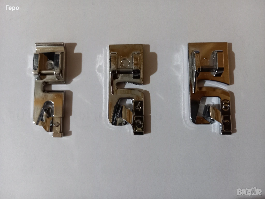  Комплект крачета – пети  за подгъв за шевна машина нови, снимка 1