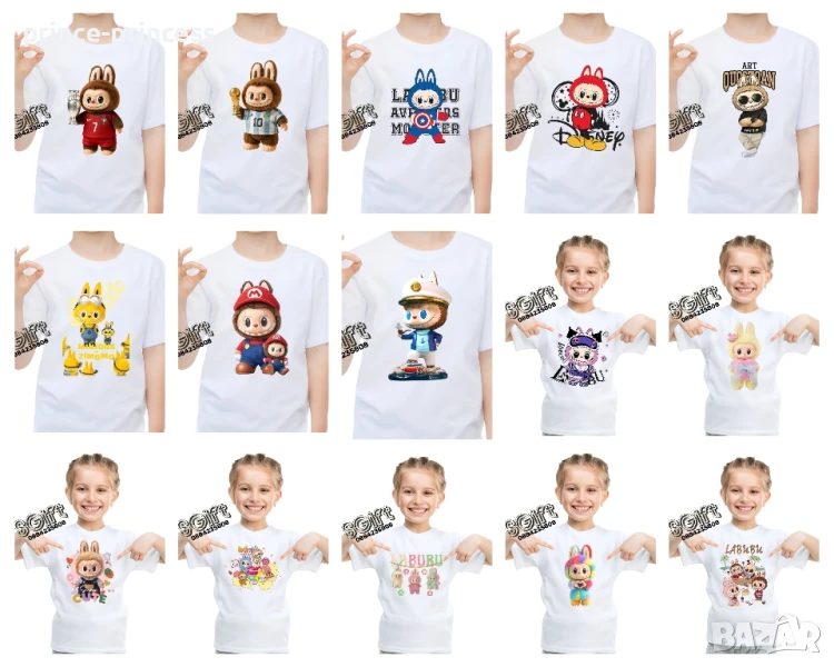 Детска тениска Лабубу /Labubu и аксесоари , снимка 1