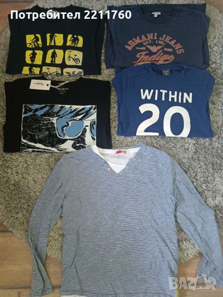 Блузи с дълъг ръкав за 12год , снимка 1