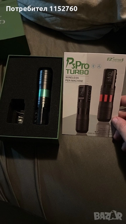 Безжична машинка за татуси Ez Tattoo P3 Pro Turbo, снимка 1
