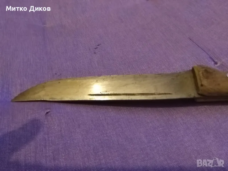 Стар нож от соца за дране 266мм на 1550мм острие, снимка 1