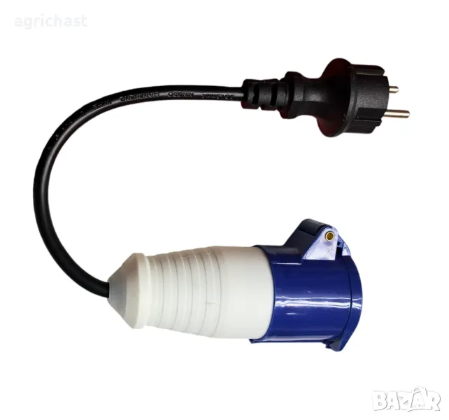 Преходник евробукса за каравана куплунг захранване, снимка 1