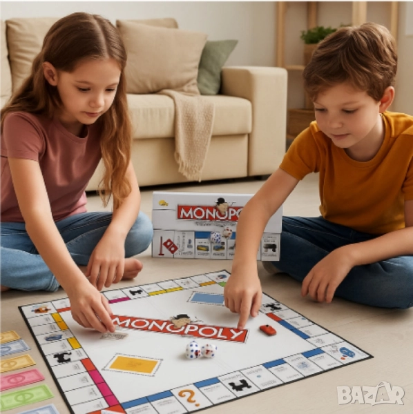 Monopoly – Класическа икономическа настолна игра за цялото семейство, снимка 1