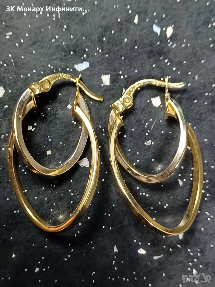 Златни обеци/585/, снимка 1