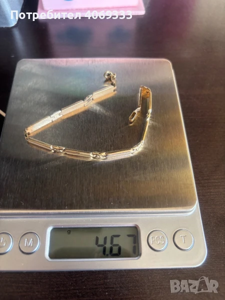 Златна гривна 4.67гр 14к 20см, снимка 1