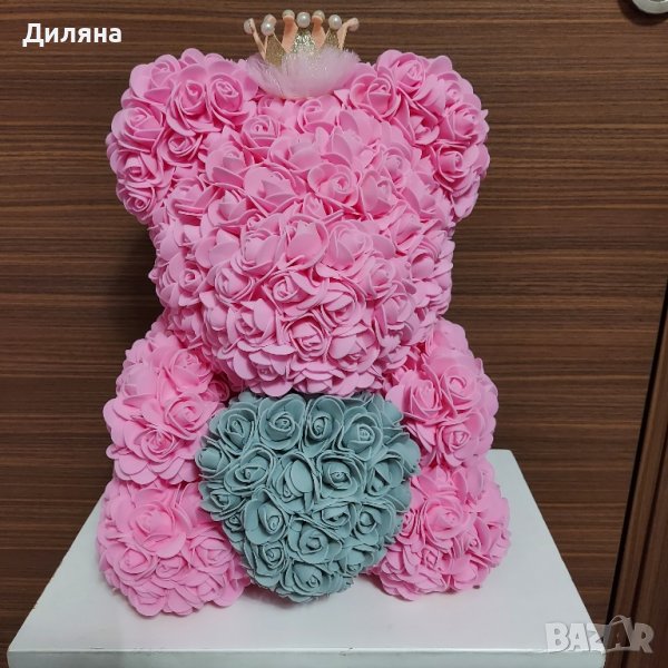  Мече от рози 35 см или 25 см , снимка 1