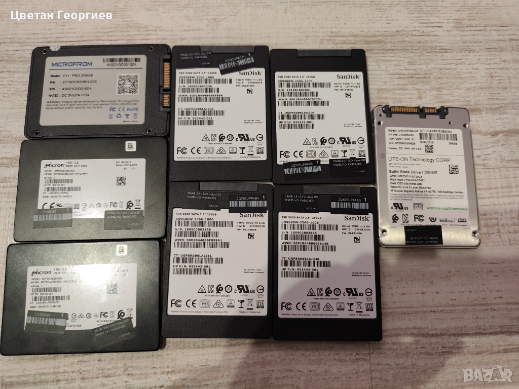 Продавам SSD дискове 256Gb, снимка 1