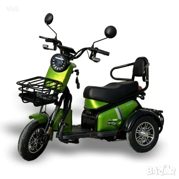 Електрическа триколка Pudding 1500W двуместна, снимка 1