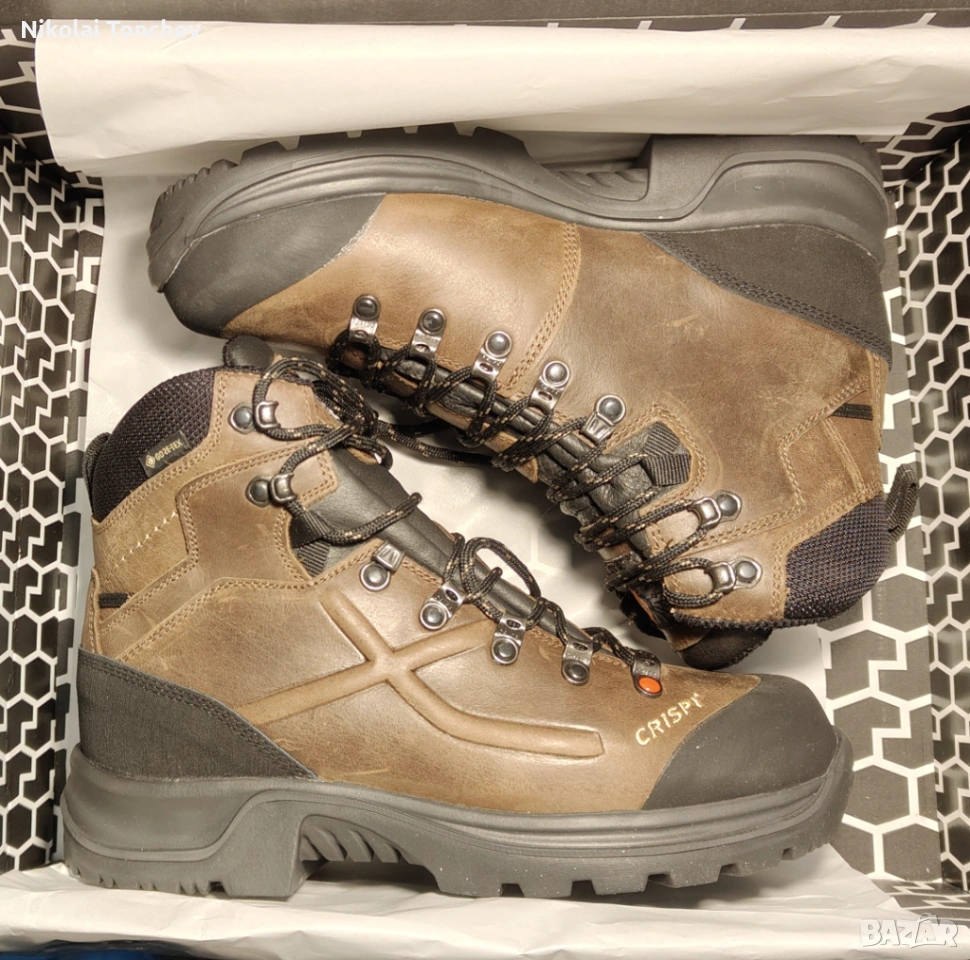 Нови кожени обувки тип боти “CRISPI” Any Terrain, Gore-Tex ®, снимка 1
