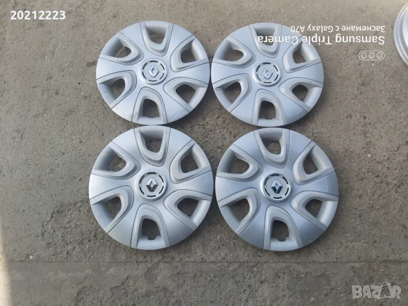 4 броя Оригинални тасове за Renault Clio 16, снимка 1