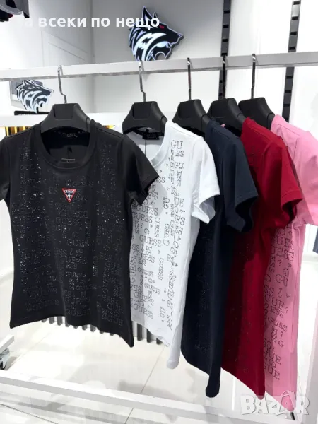 Guess Дамска Тениска👚Дамска Блуза С Къс Ръкав Гес - Налични Различни Цветове Код A432, снимка 1