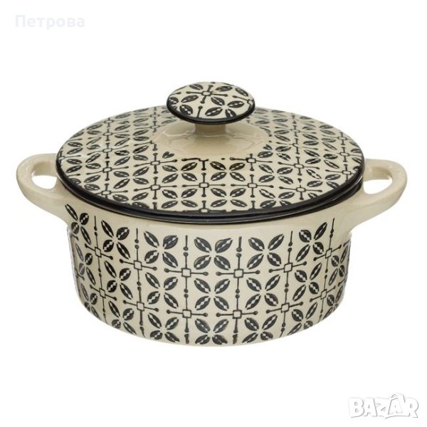 Купа за супа с капак/Керамична купа за супа с капак-600 мл., снимка 1