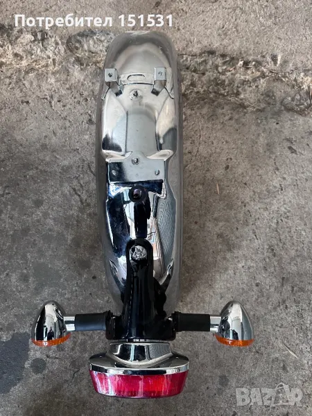 Калник за чопър с стоп и мигачи, снимка 1