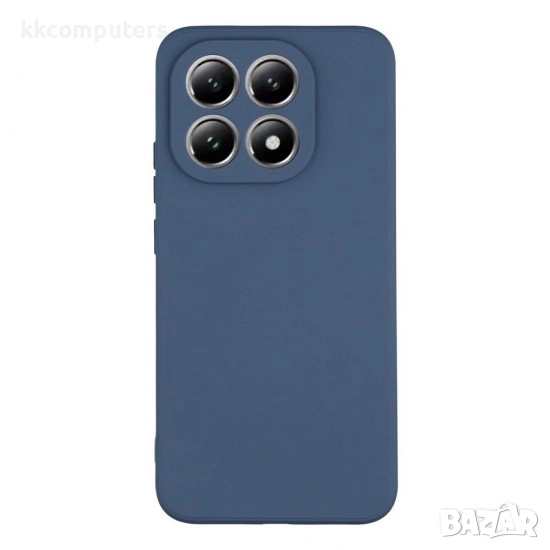 Силиконов кейс iPaky матиран, За Xiaomi 15T, Тъмносин, снимка 1