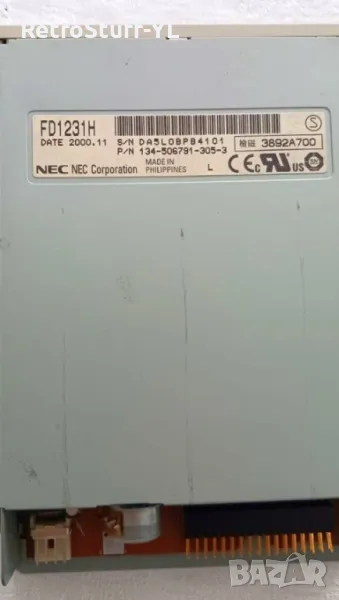 Ретро PC вътрешно флопи floppy NEC FD1231H, 3.5", 2000 г., снимка 1