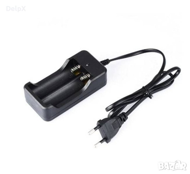 Мрежово зарядно MS-202A, акумулаторни батерии, 2x18650, Li-ion, снимка 1