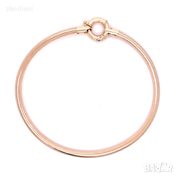 Златна дамска гривна 3,11гр. 19,5см.14кр. проба:585 модел:34230-5, снимка 1