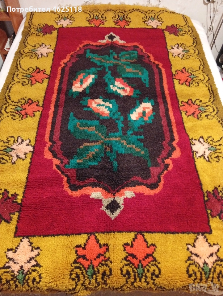 Китеник, халище/постелка, завивка, килим/ 1.30/2.07 м, снимка 1
