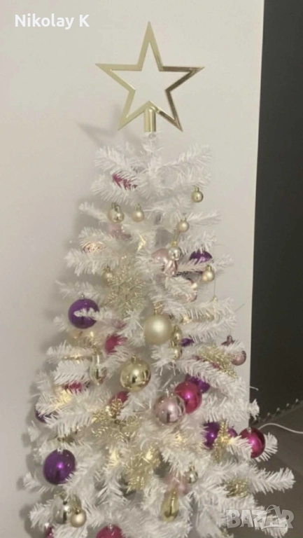 Коледна елха с украса , снимка 1