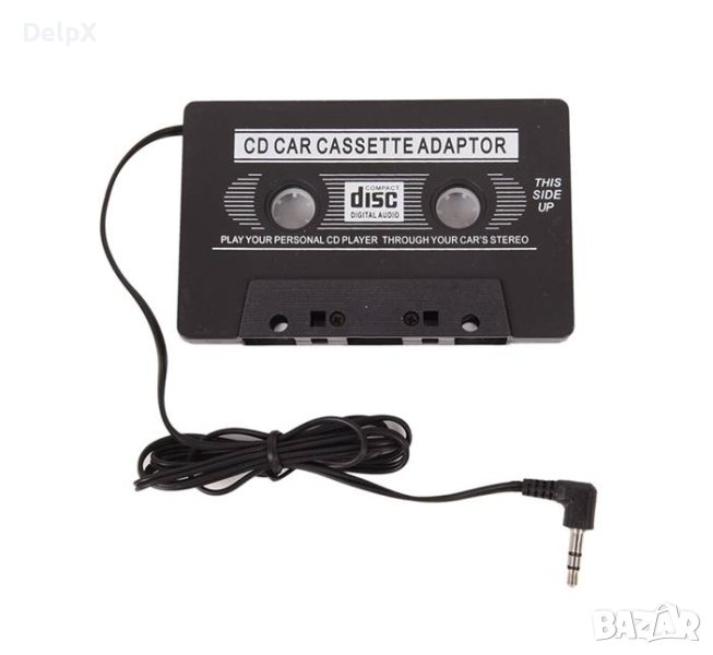 Автомобилна, адаптерна AUX касета 12V-24V за MP3 1m, снимка 1
