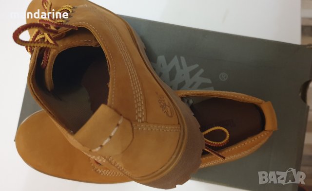 ПРОМО 🍊 TIMBERLAND № 36-36½-37 🍊 Дамски обувки в цвят камел от ест. кожа нови с кутия, снимка 11 - Дамски елегантни обувки - 21977608